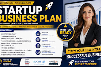 be your startup business plan consultant for investor funding