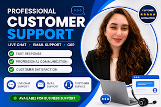 provide live chat and email customer support