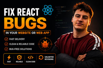 fix react bugs in your website or web app