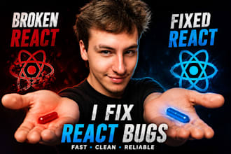 fix react bugs in your website or web app