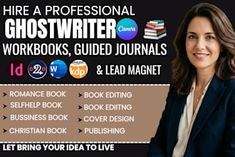 ghostwrite workbooks, guided journals, lead magnet ebooks