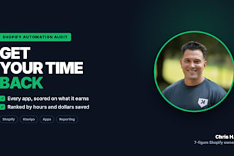 audit your shopify store and give you an automation roadmap