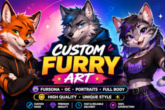 draw your furry characters sfw and nsfw