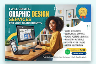 do a perfect graphic design, redesign work