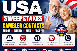 give senior elderly aged first hit fresh USA takes sweeps leads, gamblers leads