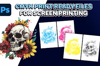 prepare print ready artwork for screen printing