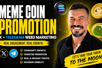 promote your memecoin crypto project on x twitter telegram and web3 communities