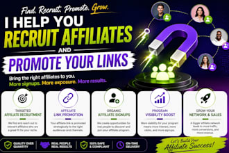 do affiliate recruitment affiliate link promotion boost organic affiliate signup