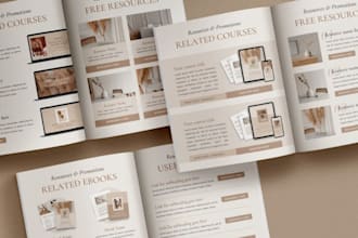 design canva online course workbook, training manual, PDF workbook, journal