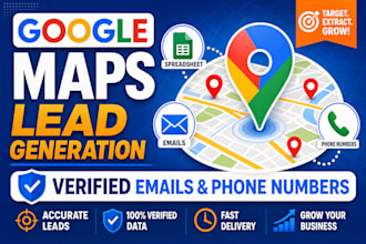 scrape google maps for business leads, emails, and phone numbers
