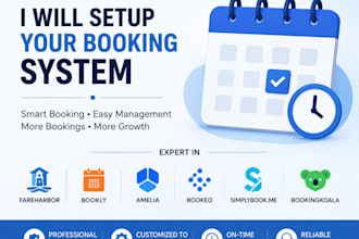 setup fareharbor bookly amelia bookeo simplybook me booking system bookingkoala