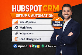 setup, customize hubspot CRM, workflow automation migration