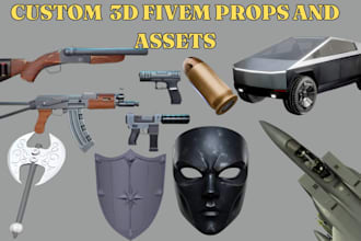 create fix convert optimize custom fivem props gta v weapon model armor skin mod