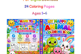 printable PDF coloring pages for kids