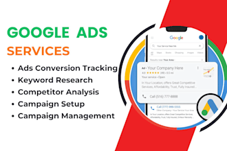 be your google ads expert for PPC setup, audit and campaign management