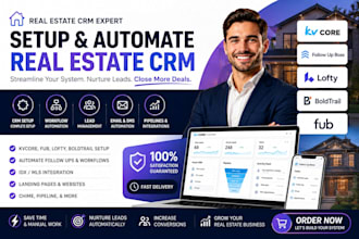 setup kvcore follow up boss lofty crm boldtrail automate real estate CRM fub