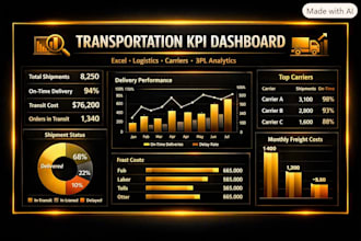 build a pro grade transportation KPI dashboard