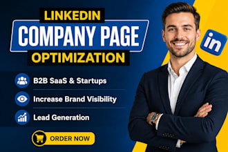 optimize your linkedin company page for b2b saas and startups