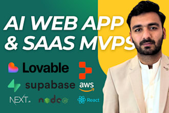 build saas mvp using lovable ai, replit and base44