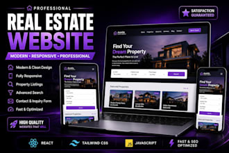 build a modern real estate agency for your business website