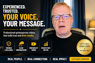 record professional selfie style video testimonial