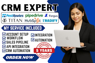 setup hubspot titan tradify fergus pestroutes breezework salesforce pipedrive