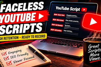 write engaging faceless youtube scripts that retain viewers