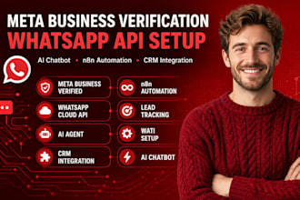 fix meta business verification whatsapp API setup whatsapp chatbot n8n ai agent