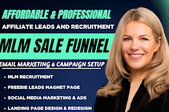 mlm sales funnel,mlm promotion,mlm recruitment, mlm leads,affiliate recruitment