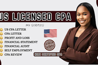 audit financial statement, CPA review, licensed CPA letter, financial review