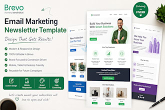 design brevo email marketing newsletter template