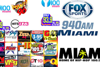 get your music to play, broadcast, and promote on miami, florida radio