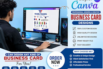 design professional business cards shop flyers and brand identity layouts