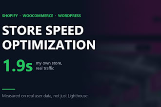 speed up your shopify, woocommerce or wordpress store