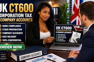 file UK ct600 corporation tax and company accounts for hmrc