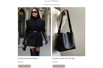 design a fashion ecommerce email campaign