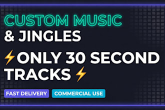 create a custom 30 second music intro or jingle