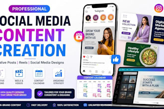 create engaging social media posts, reels and content