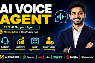 build ai voice agent with n8n, vapi, twilio and openai