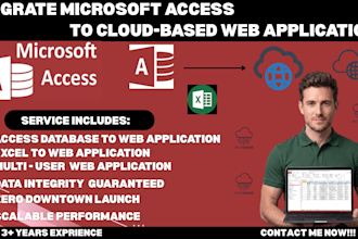 move your ms access database to a cloud web app for multiuser access