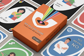 design card game board game card design card box for playing card game art