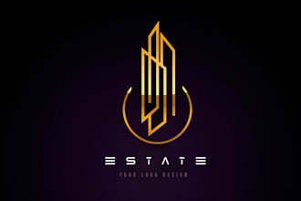 provide modern luxury real estate and property logo design