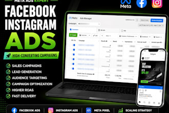 setup and manage facebook meta ads campaign