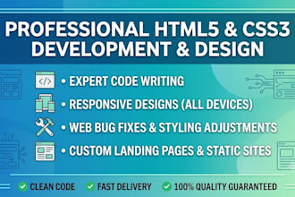 design a website using HTML and CSS