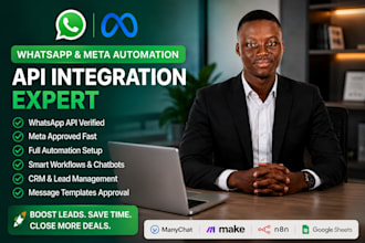 set up meta whatsapp business API and twilio automation