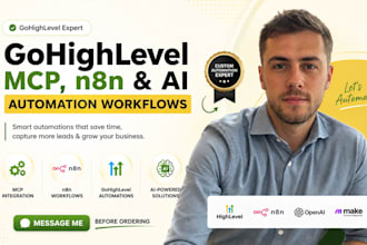 setup gohighlevel mcp, n8n integration, and ghl ai automation workflows