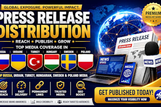 distribute your PR on top russia ukraine turkey poland, sweden, hungary media