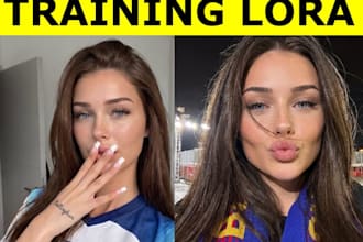 entrenaré a tu modelo ia influencer para ig, fanvue y of