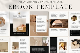create a branded canva ebook for online coaches, consultants, fitness coaches