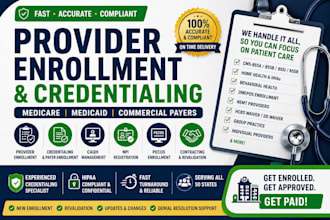 do medicare medicaid provider enrollment, credentialing, pecos and caqh